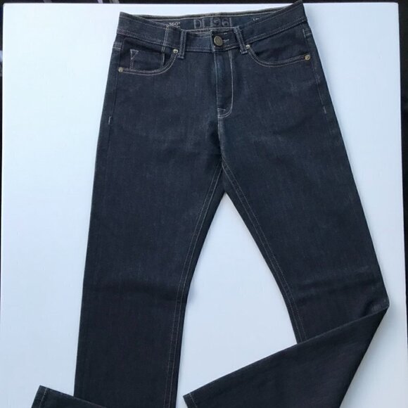 DL1961 Men's Vince Stretch Straight Leg Jean Dark-wash Blue EUC sz 29 X 34 - Picture 7 of 16